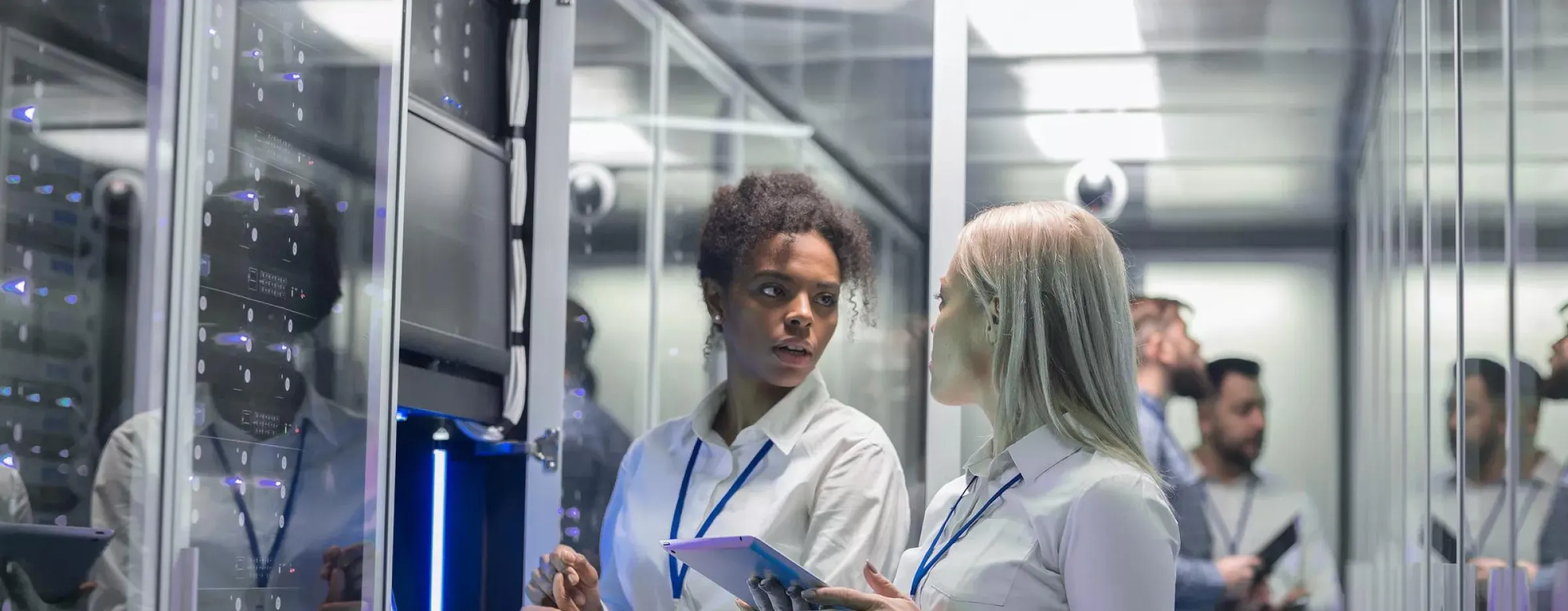 Employés sécurité data center